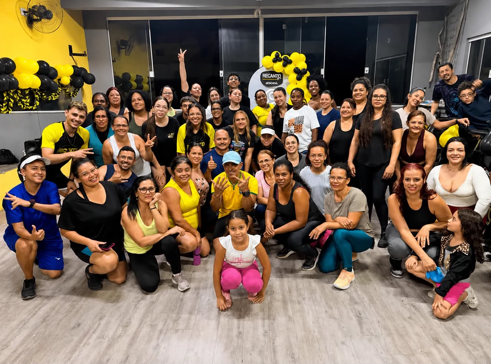 Ambiente e comunidade da Recanto Fitness