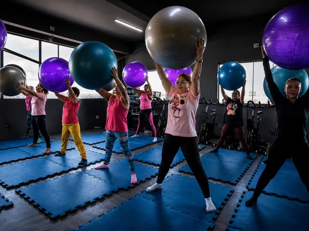 Aulas coletivas da Recanto Fitness
