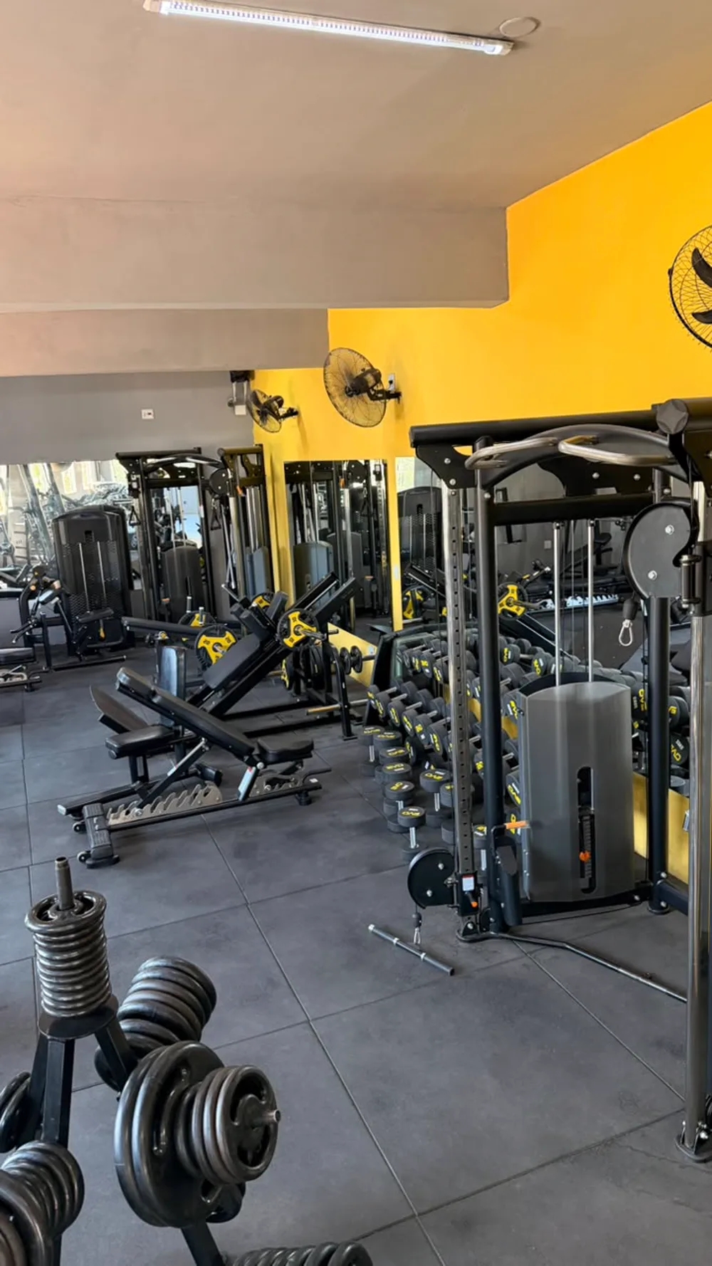 Estrutura completa da Recanto Fitness